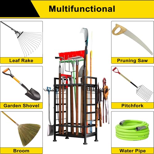 GIOTORENT 3-Tier Garden Tool Rack