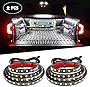 Nilight - TR-05 2PCS 60 Inch 180 LEDs Bed Strip Kit with Waterproof on/Off Switch Blade Fuse 2-Way Splitter Extension Cable for Cargo, Pickup Truck, SUV, RV, Boat , 2 Years Warranty