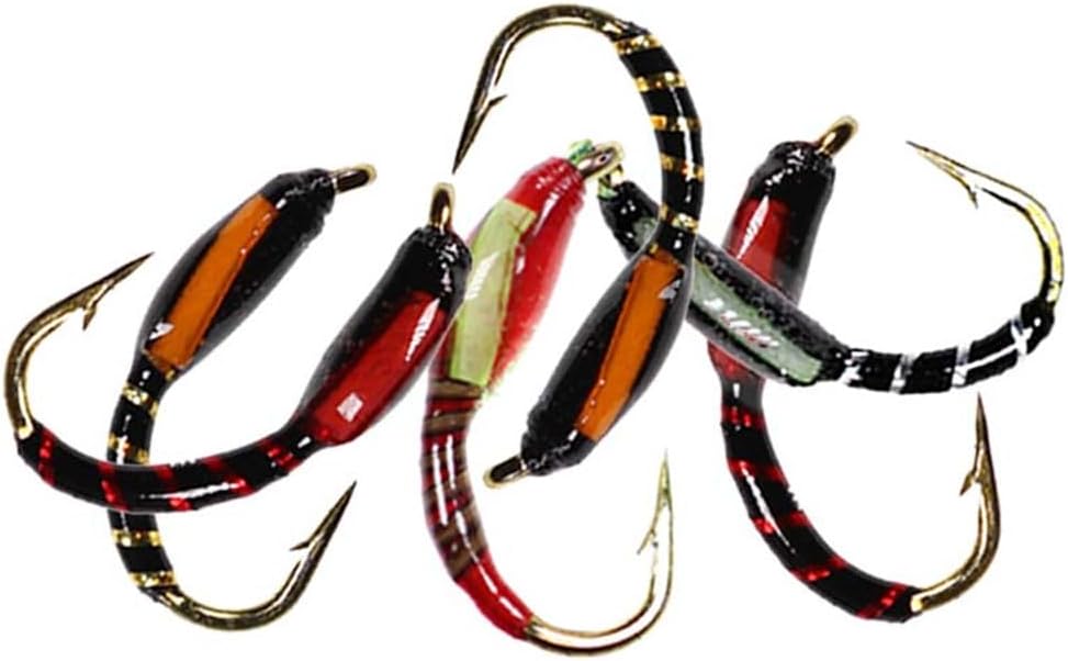 24Pcs Fly Fishing Flies Trout Lures Fishing Tackle Fly Fishing Flies with Boxed Trout Bass Artificial Fish Bait