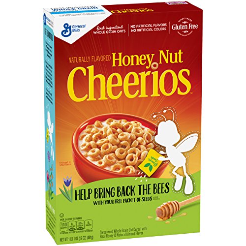 Honey Nut Cheerios Cereal, 17 oz