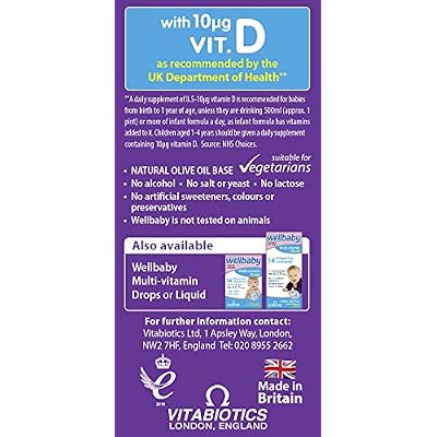 wellbaby 30 مل قطرات فيتامين د