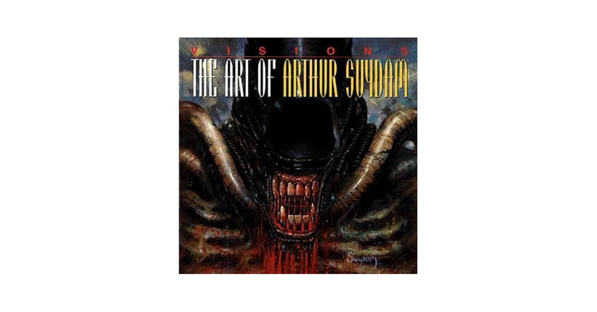 限定サイン入り　ARTHUR SUYDAM アメコミ　エイリアン　ポスターブック 限定サイン入り ARTHUR SUYDAM アメコミ エイリアン ポスター