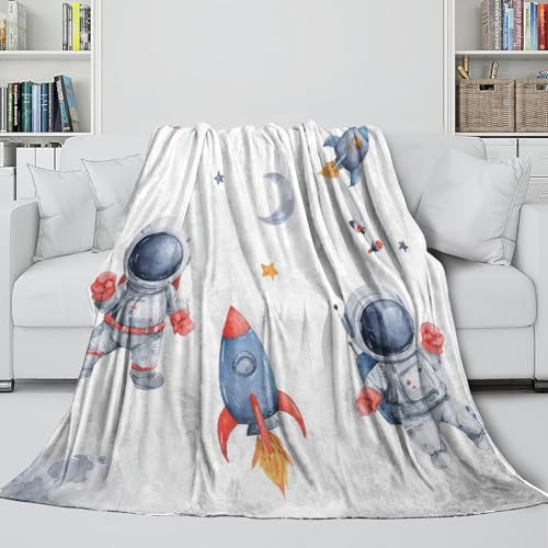 Couverture espace 3D pour camping et voyage plaid de canapé compact pour familles