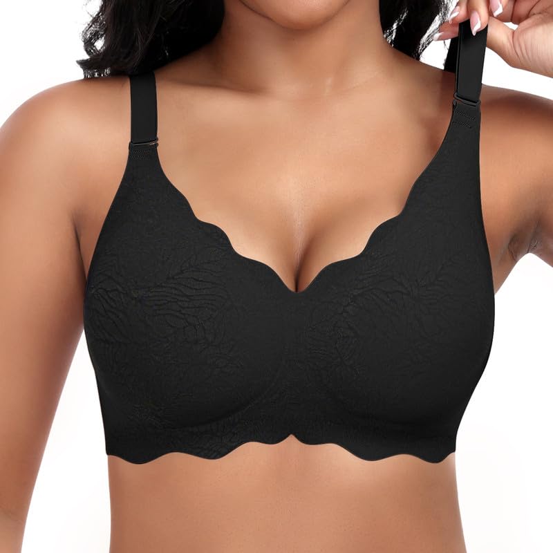 Soutien-Gorge sans Armatures Anti-Compression : Douceur et Maintien Jiuday 3XL