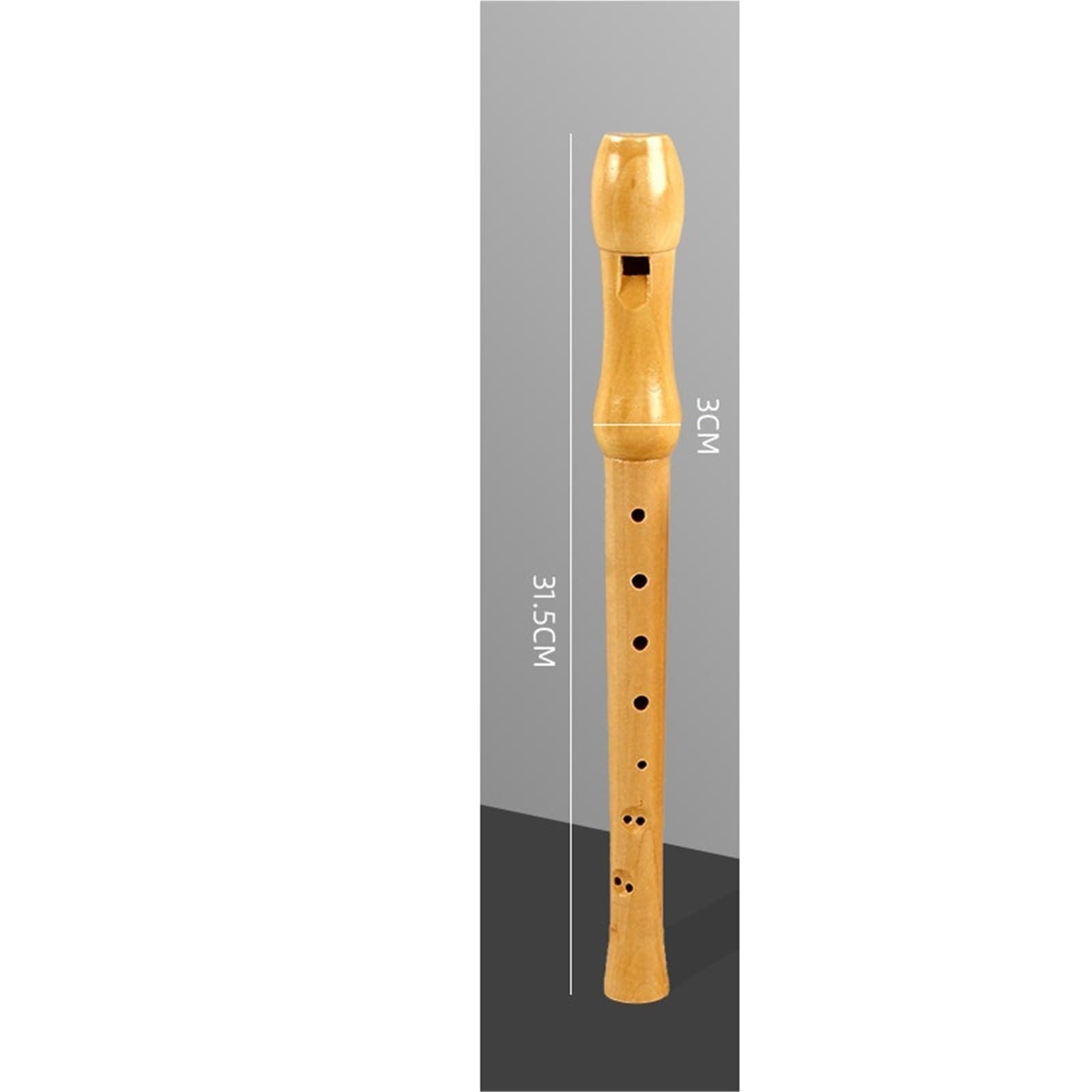 Instrumentos Tipo B De Madera De Tono Alto Aptos Para Principiantes Con 6 Agujeros Y 8 Flautas Dulces(8-hole)