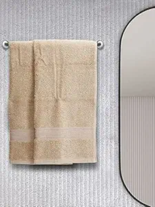 KOPA Quick Dry 100% Cotton Soft Terry Towel -2pc Hand Towel (d'ross) Solid-Taupe