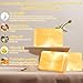 URZTUL 3 PCS Turmeric Goat Milk Soap Bar, Natural Handmade tumeric Goats Bar Soap for Face & Body Cleansing Wash, Smoothing Rough Skin Remove Dead Skin Exfoliating Soap for Women, Mens Sensitive Skin