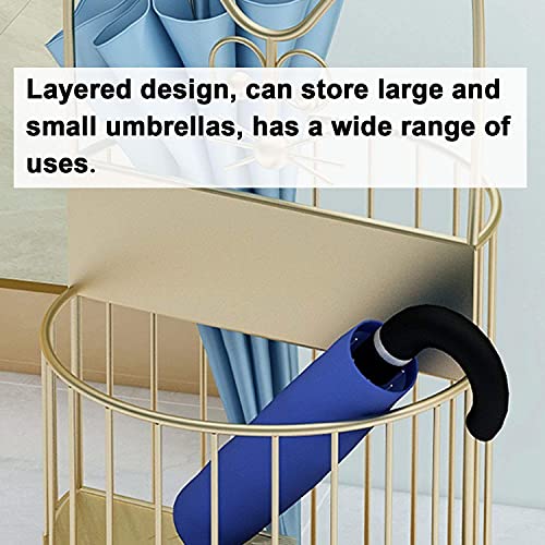 Porte-parapluie cadre stable en métal avec forte capacité de charge - 5