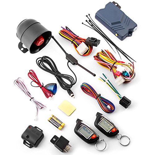 Krator 2-Way Car Alarm Security Alarm With Lcd Status Display And Remote Engine Start Compatible With Ford Super Duty F-100 Ranger F-150 Heritage F-250 #TOP1