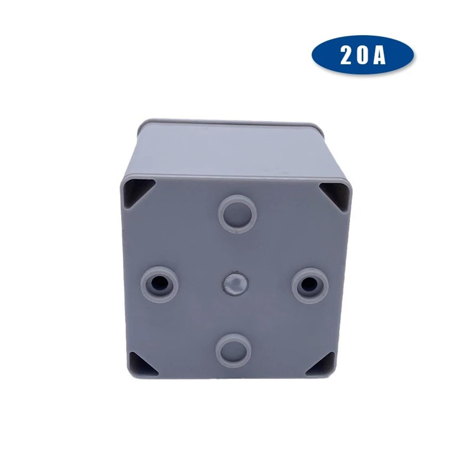 20A Conversion Selector With Box LW26-20/4 Four Poles Rotation Selection Waterproof Control Circuit Cam Switch(White)