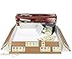 Original Star Rummy/Okey Gold aus Holz Plastik mit Melamin Steine Okey Takimi (Hell)