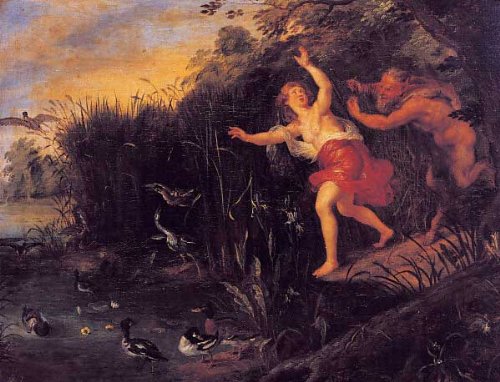 Kunst für Alle Impresión artística/Póster: Peter Paul Rubens Pan und Syrinx um 1626' -...