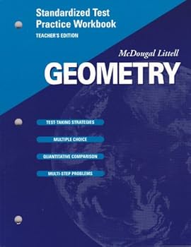 Paperback Geometry: Standardized Test Practice Workbook, Teachers Edition Book
