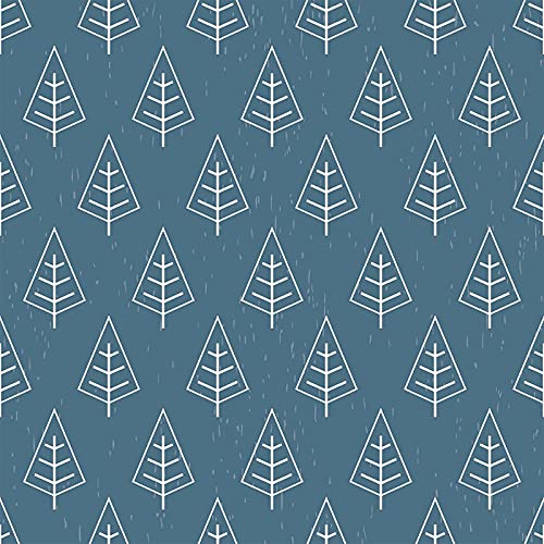 Papier peint adhésif arbres géométriques 208x146 décoration murale chambre - 3