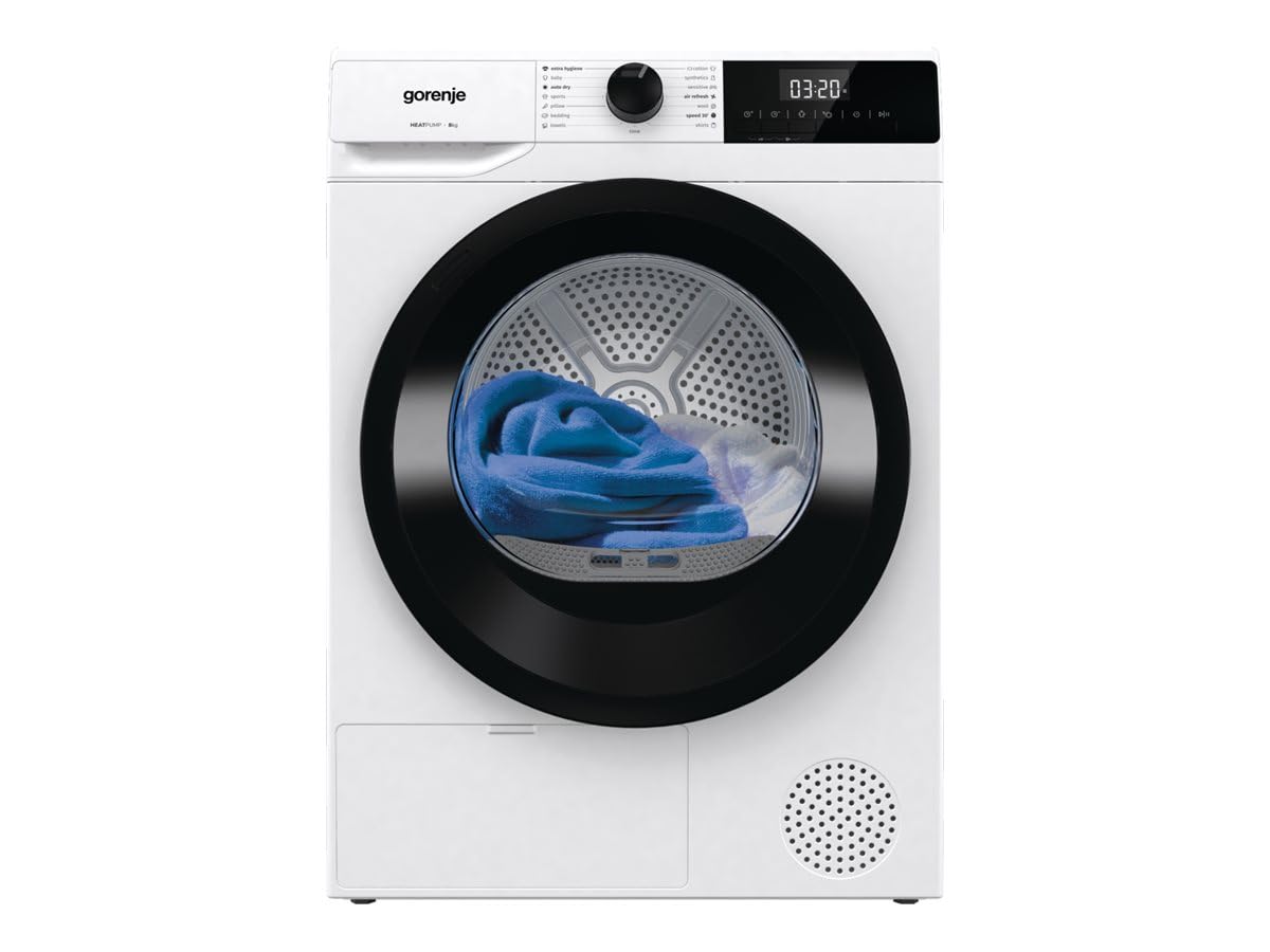 Gorenje Wärmepumpentrockner 8kg A++ TwinAir Quick Dry Knitterschutz