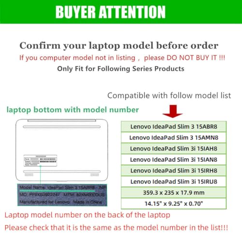 Funda para Lenovo IdeaPad Slim 3 15" PU Cuero Azul miniatura 2