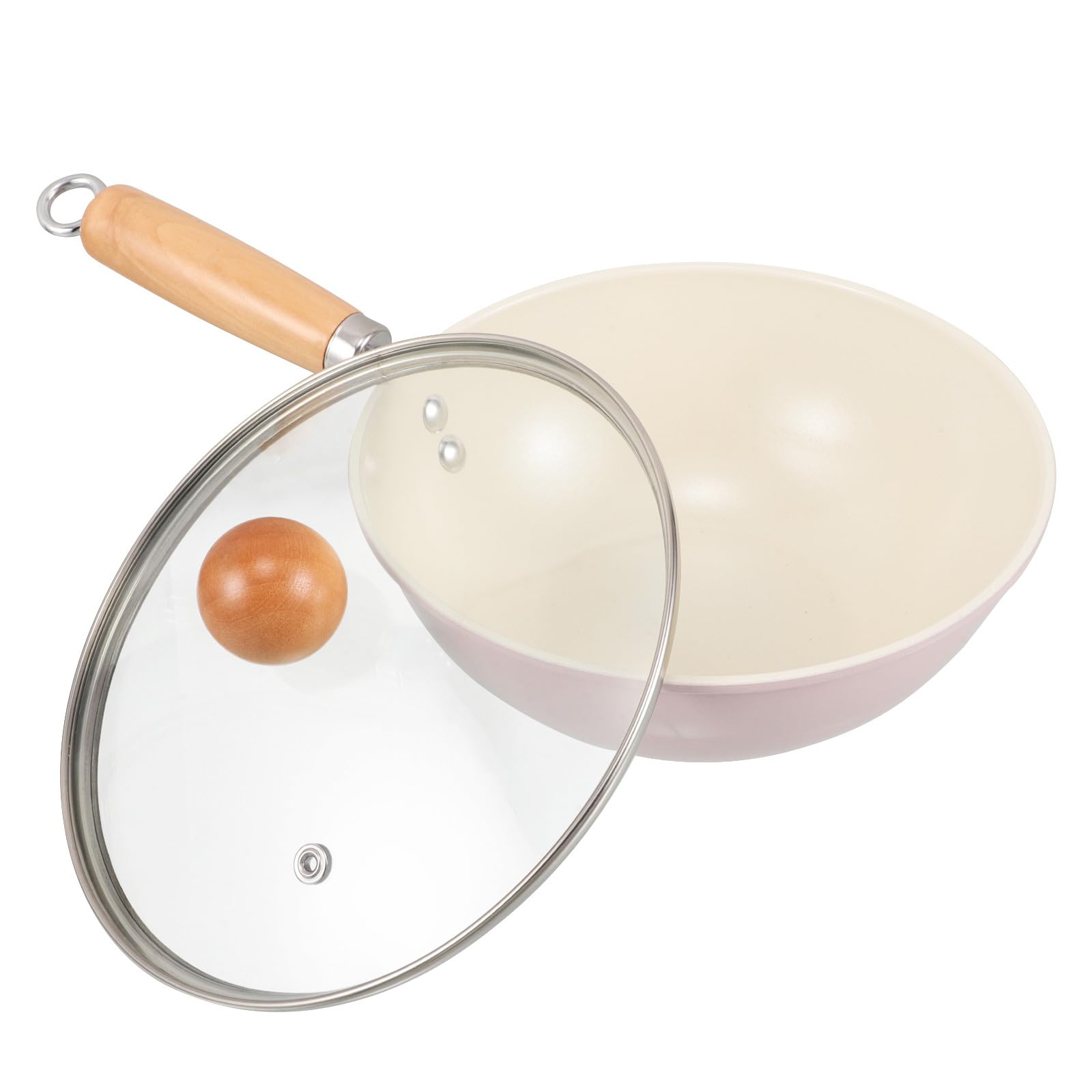 Sartén Pequeña Antiadherente de Hierro para Cocina de Inducción con Mango Resistente y Superficie Duradera Adecuado para Comidas Familiares en Estufa