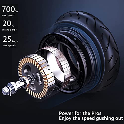 Xiaomi Mi Electric Scooter 4 Pro - 700W Motor, 31 Miles Long Range & 18.6Mph, 10" Duragel Self-Sealing Tubeless Tires, Dual Brakes, World First Electric Scooter With Lot Lever 3 Certificate #TOP3