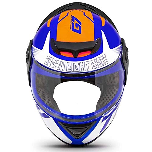 Pro Tork Capacete Evolution G7 60 multicor (Azul/Laranja/Preto)