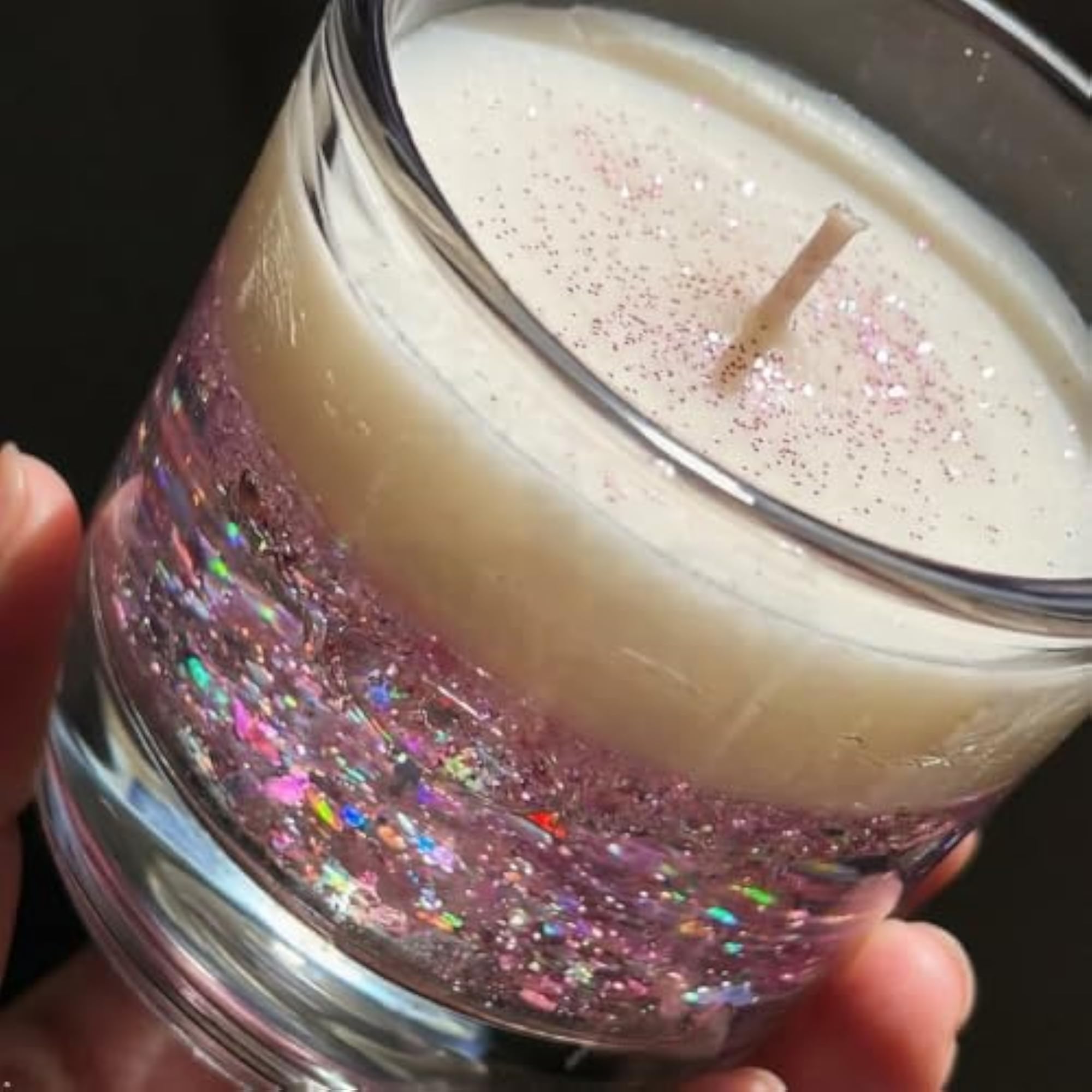 Craftzlane Glitter Gel Candle, Decorative Gift