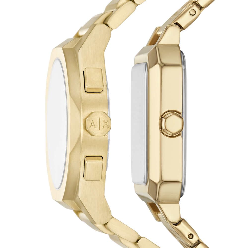 Armani Exchange Orologio da uomo, Movimento cronografo al quarzo e cassa da 42 mm con cinturino in acciaio inossidabile