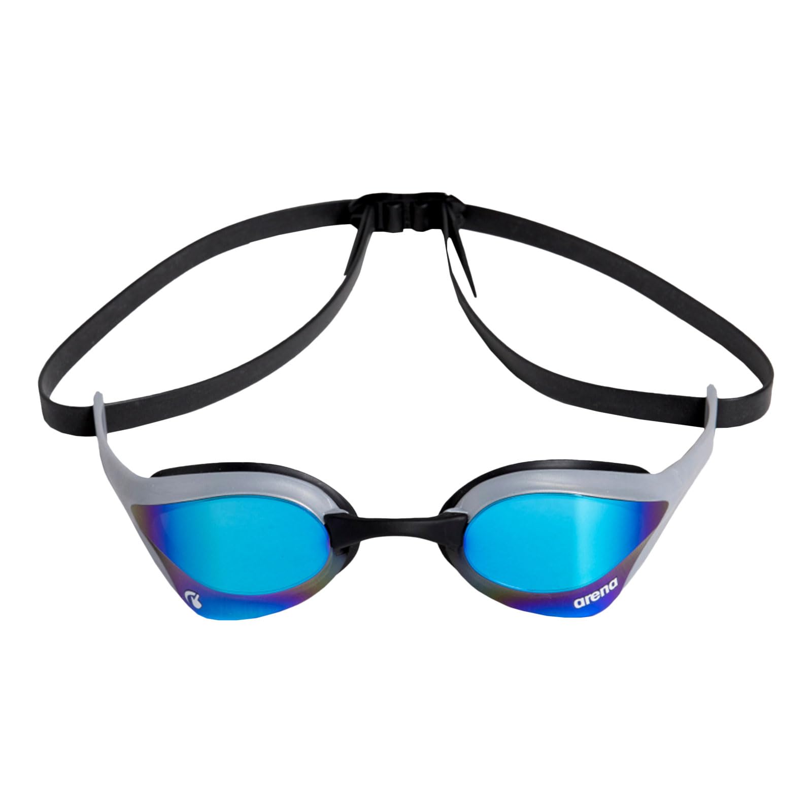 ARENA Herren Damen Unisex Schwimmbrille Cobra Ultra Swipe Mirror, Farbe:Grau, Artikel:-600 blue/silver