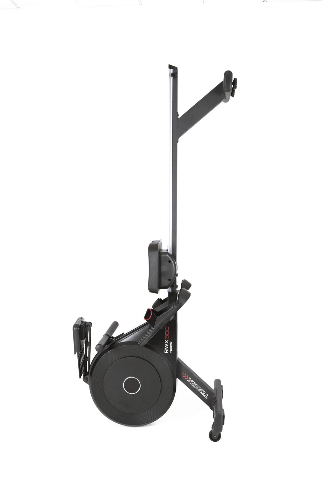 Toorx [Vogatore Magnetico RWX-300] Rower Remoergometro Pieghevole Salvaspazio per Casa, Resistenza ad Aria 16 Livelli, Bluetooth App, Fascia Cardio, Console LCD, Volano 5kg, Max 120kg | Canottaggio