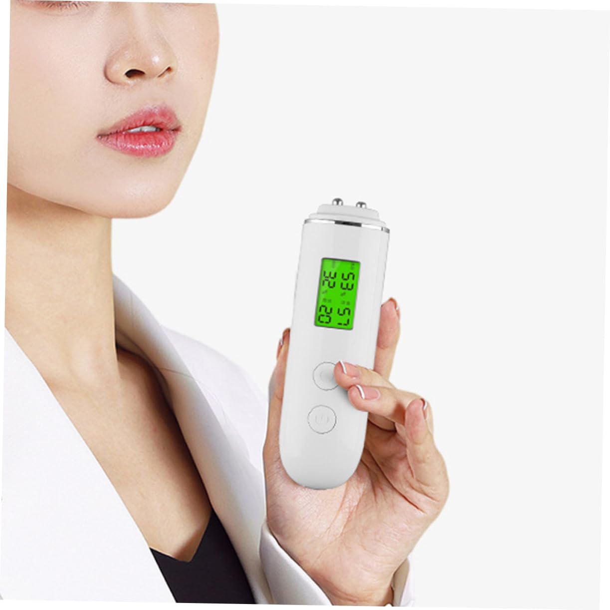 Tester Cutaneo Bianco ad Alta Precisione per Idratazione e Sebo
