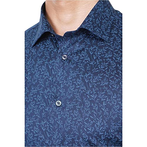 Image of blackberrys Printed Cotton Slim Fit Mens Shirt