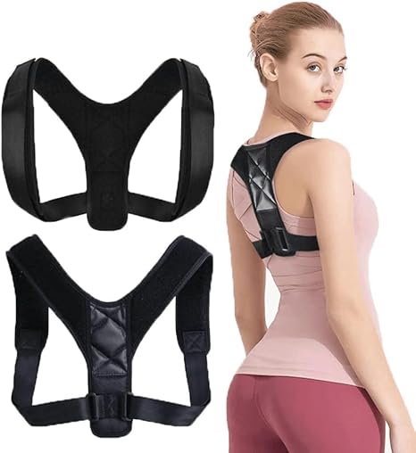 Colete Postural Corretor Lombar Indireita Costas Modelador Cinta Melhoras Modelador Tamanhos Estabilizador Ajustável Dor Nas Costas Unisex Conforto Homens Mulheres Coluna Ortópedico Premium PivaStore (P)