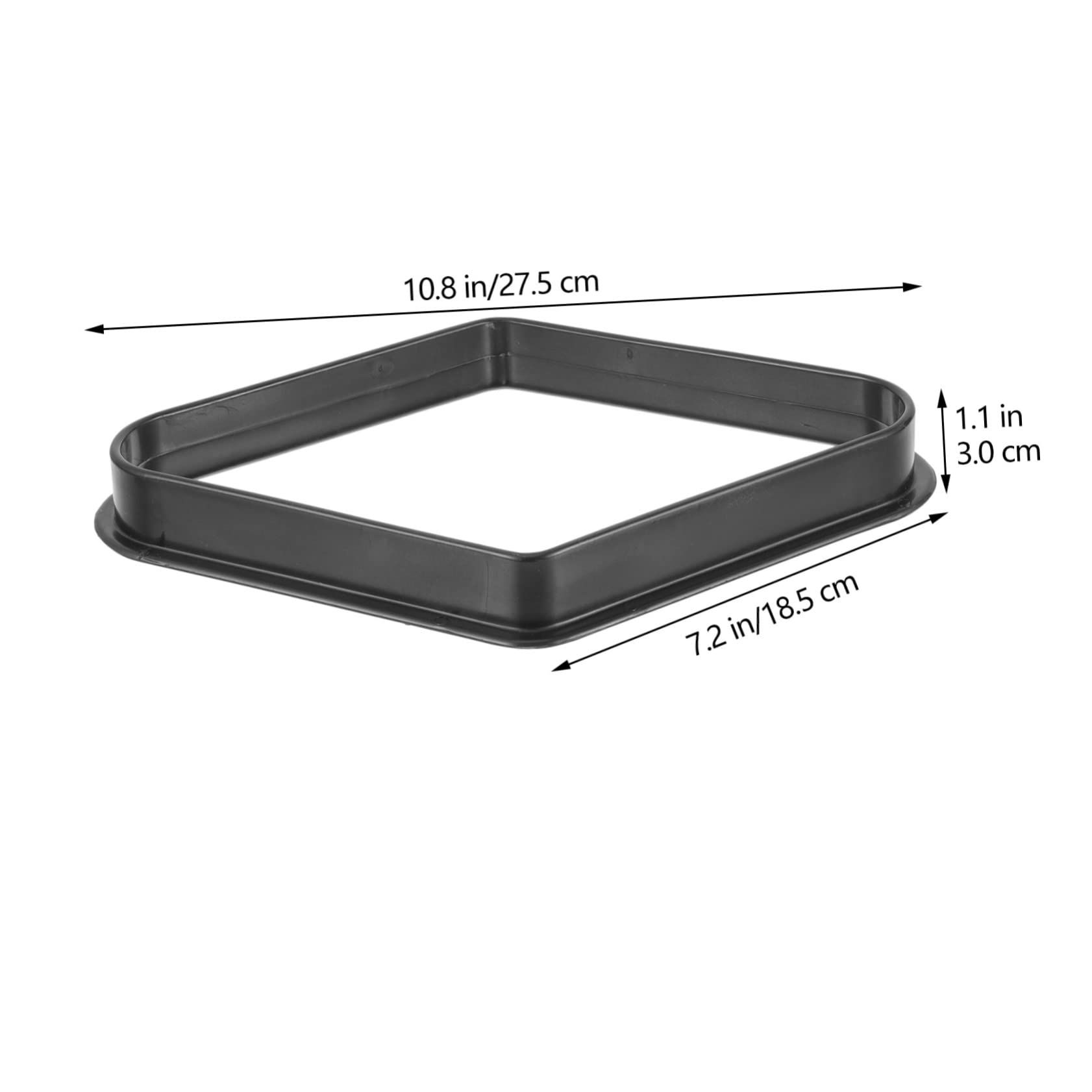 TOGEVAL 9-Ball Billiard Rack Billiards Accessories Pool Ball Supply Rack Snooker Fixing Rack Pool Table Triangle Frame