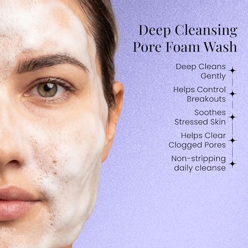 Image of HUMAN ELEMENT AcneCare Pore Cleansing Foam Wash - Deep Cleansing, Oil Control & Acne-Fighting Face Wash for Oily & Acne-Prone Skin | Daily Gentle Exfoliation & Hydration with Salicylic Acid, Glycolic Acid & Amino Acids | 150 ML