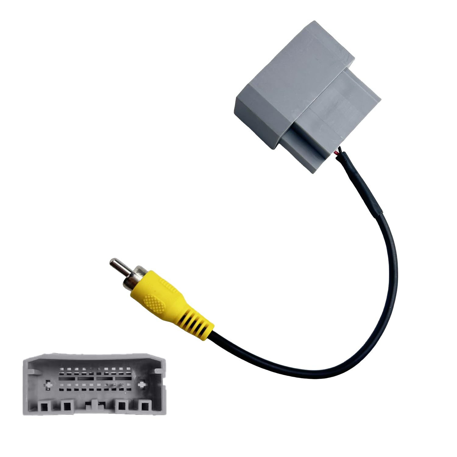 WildTundra Aftermarket Backup Camera Harness Adapter for Chrysler, Dodge, Jeep, Volkswagen, RCA Rearview Camera Connector to Car OEM Radio