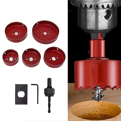 Set de 8 brocas sierra para taladro con caja miniatura 5