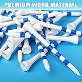 CHAMPKEY Premium Golf Tees 83mm/70mm - Golf Tees with 3 Line Marking System - For Consistent and Long Distance Shots - Image 2