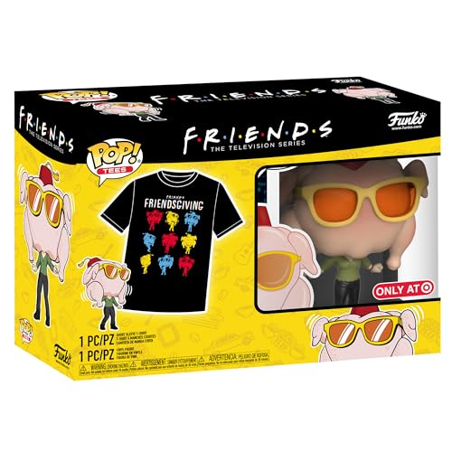 Funko Pop! & Tee: Friends, Monica With Turkey With Turkey, Large, (L), T-Shirt, Clothes With Collectable Vinyl Figure - Image 2
