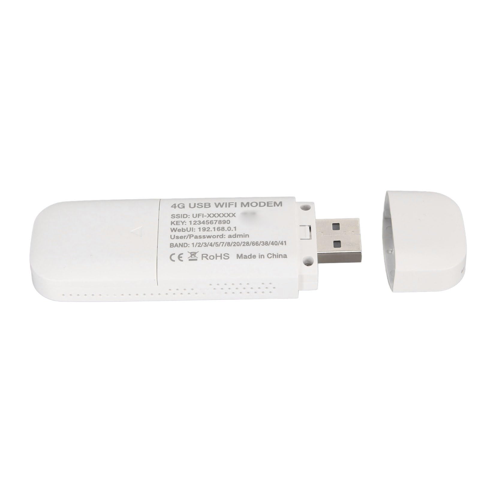 Przenośny Hotspot WiFi 4G LTE, Bezprzewodowy Klucz USB Mobilny Hotspot, Uniwersalny Szybki Odblokowany Przenośny Router 4G do Telefonów Komórkowych Tablety Laptopy