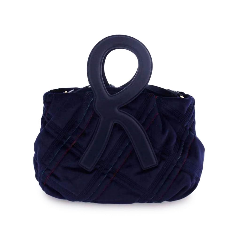 ROBERTA DI CAMERINO R-Handle Velvet Women's Handbag