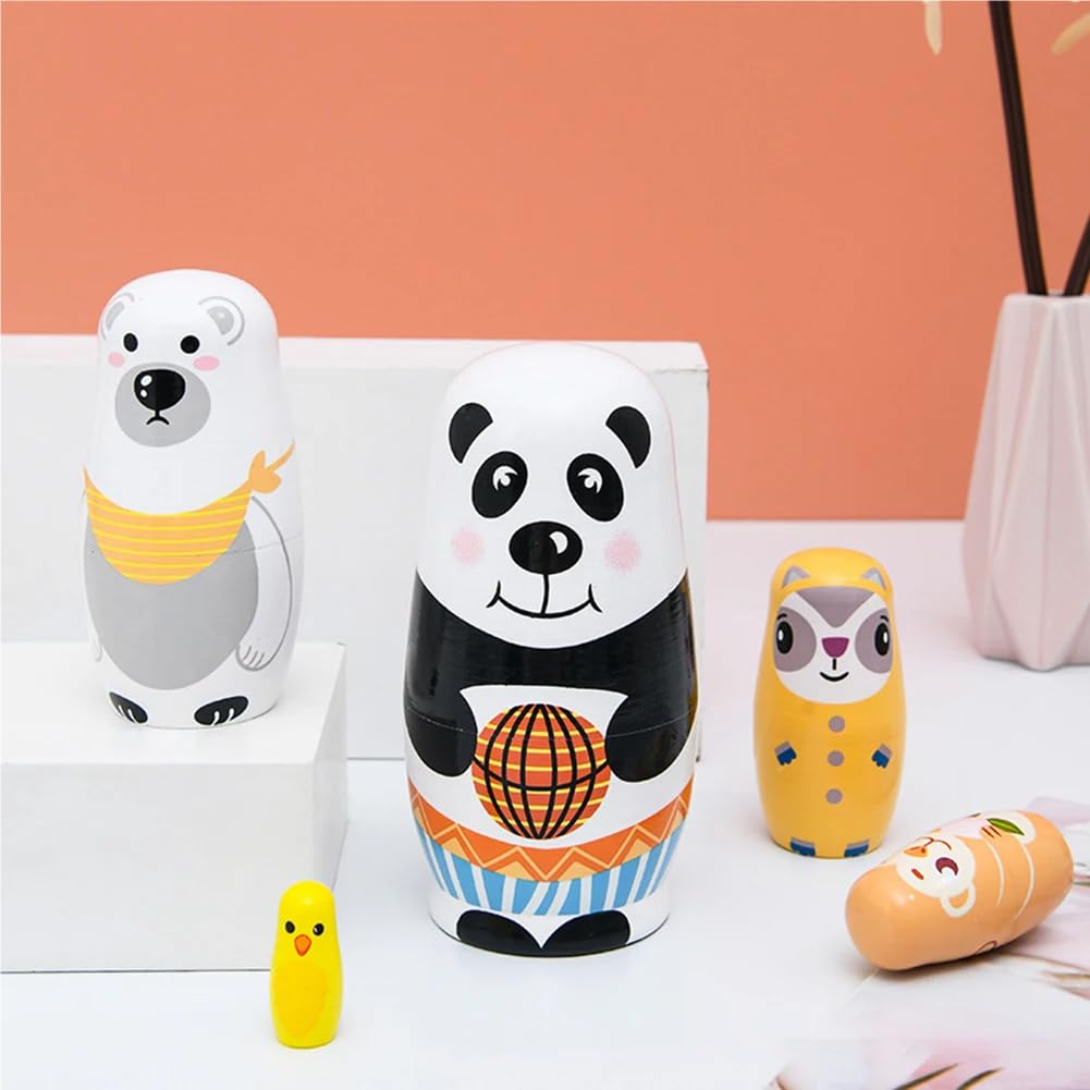 Amazon.co.jp: 5 層 Houten ロシアの入れ子人形ロシアのマトリョーシカ