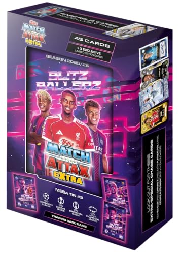 Image of Topps UCC Match Attax Extra 2026 Trading and Collectible Card Game (Mega Tin #3)