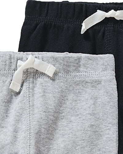 Carter's Baby Boys 2-Pack Pull-On Pants (Black/Heather, 12 Months) #TOP3