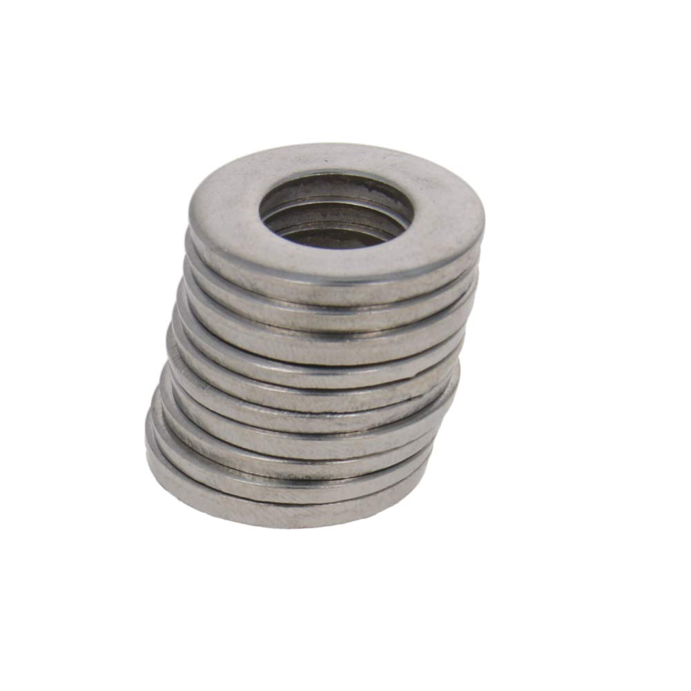 30 Rondelles Plates M10 En Métal - Dimensions 10x25x2 Mm - Lot Pour Bricolage Et Assemblage