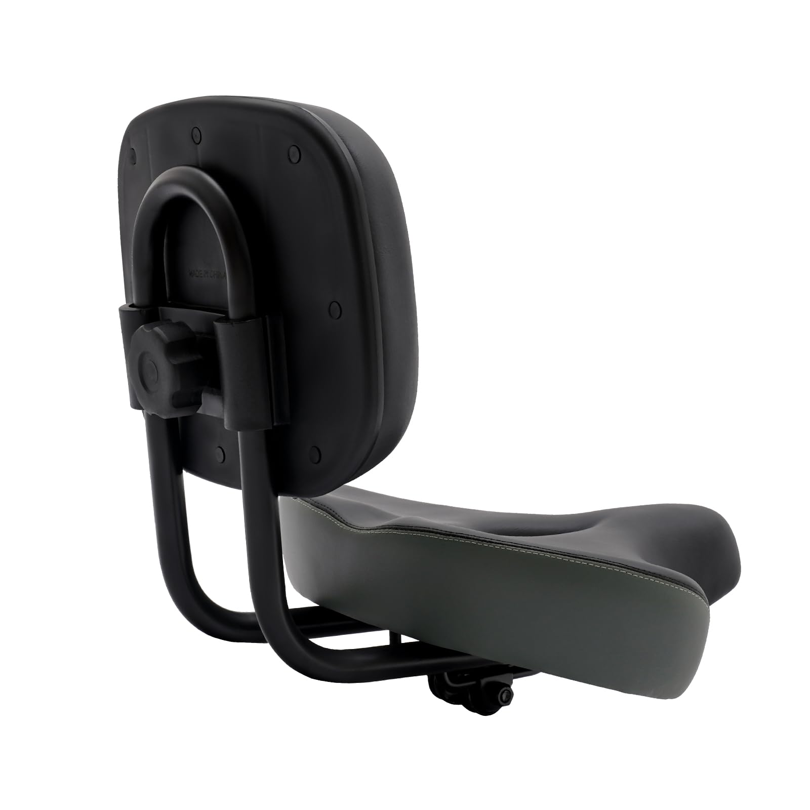 Selle de vélo avec dossier, ergonomique, respirante, large assise, réglable, charge maximale : 100 kg, montage facile, idéale pour les vélos électriques pour adultes, vélo de ville, trekking