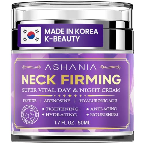 Korean Neck Firming Cream For Deep Neck Wrinkles, Loose Skin & Ne...