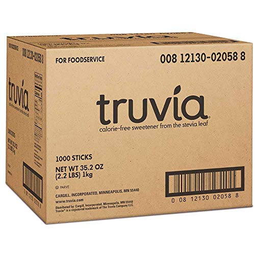 Truvia Foodservice Sweetner Stick, 1 Gram -- 1000 per case.