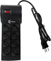 FILTRO DE LINHA COLETEK, EXTENSAO COM 8TOMADAS - FL-82BK