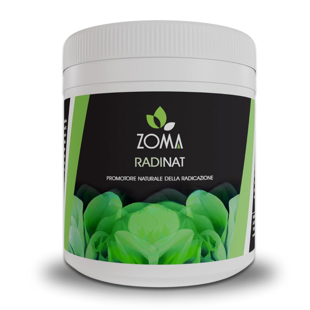 ZOMA RADINAT 100% naturalny proszek do ukorzeniania sadzonek, proszek ukorzeniający z grzybami rozwijającymi się i kiełkującymi, biostymulator korzeni