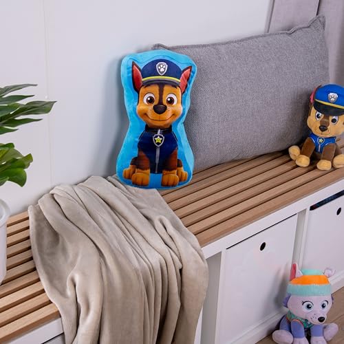 Herding Paw Patrol Konturenkissen, 35 x 20 x 5 cm, Polyester, Blau/Braun