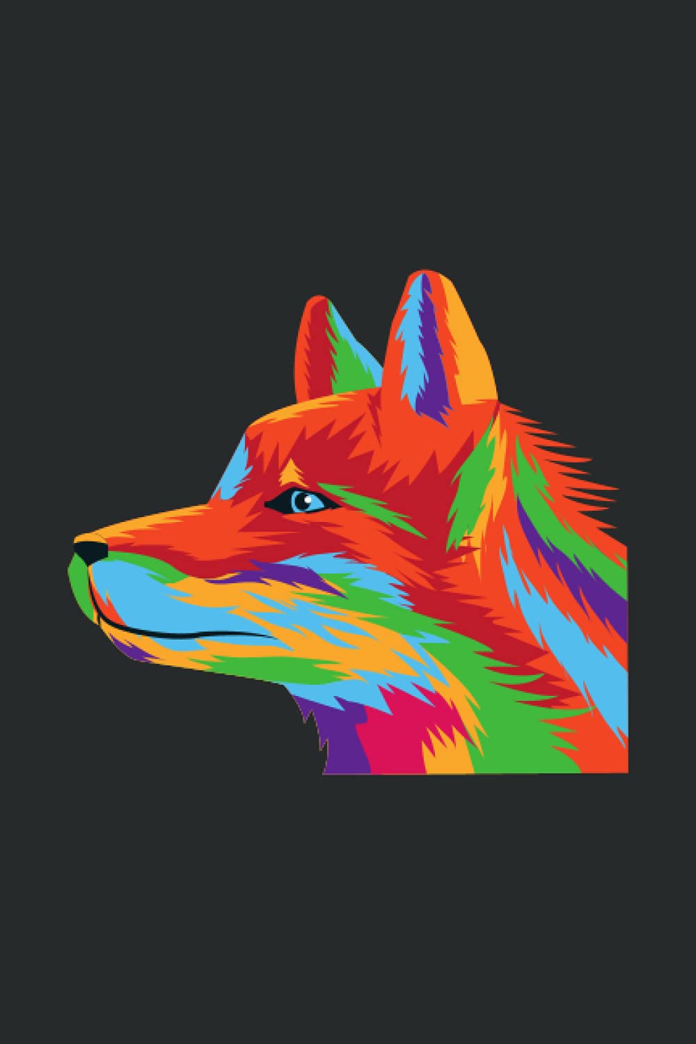 Wolf Spirit: 6x9 Lined Journal Notebook For Writing Down Thoughts, Notes, Diary (Mystical Totem Wolf Book)