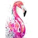 DIY 5D Diamond Painting by Number Kits, Crystal Rhinestone Diamond Embroidery Paintings Pictures Arts Craft for Home Wall Decor,Flamingo